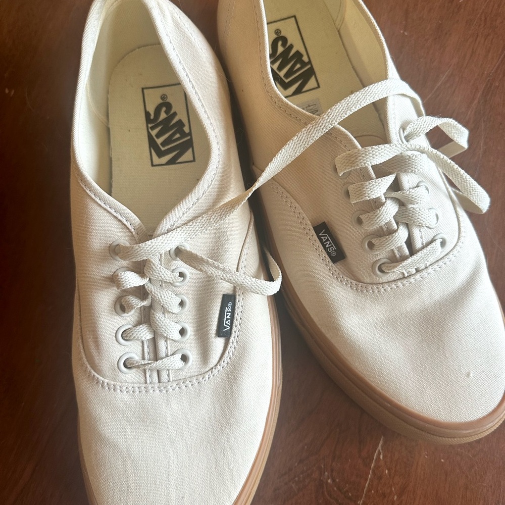 Vans shoes cream men’s 10